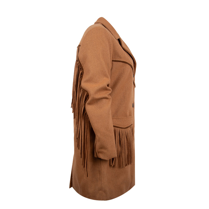 STS Ranchwear Womens Hattie Chestnut 100% Wool Wool Jacket