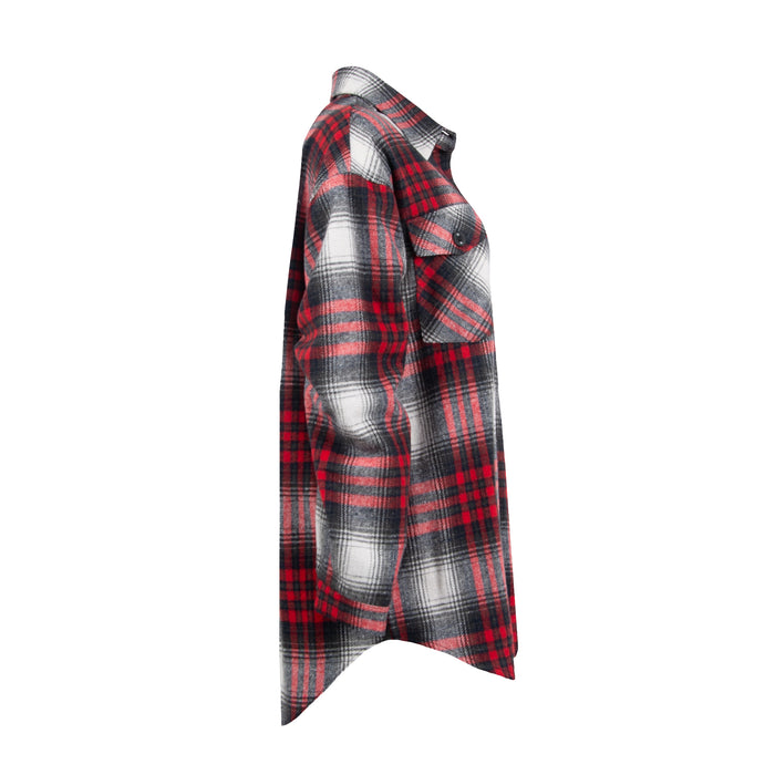 STS Ranchwear Womens Bailey Shirt Americana Plaid 100% Polyester Fleece Jacket