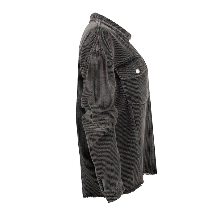 STS Ranchwear Womens Abby Shirt Charcoal 100% Cotton Cotton Jacket