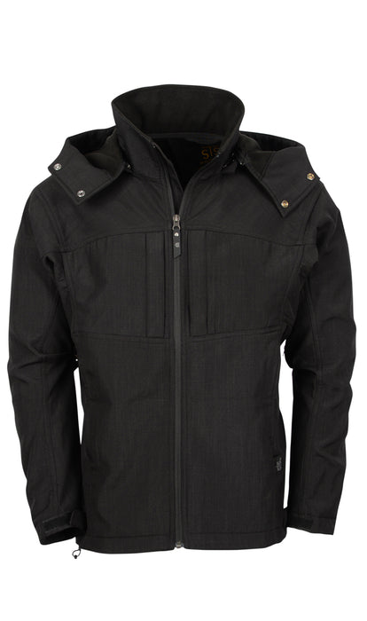 STS Ranchwear Youth Unisex Weston Black Poly/Spandex Athletic Shell Jacket