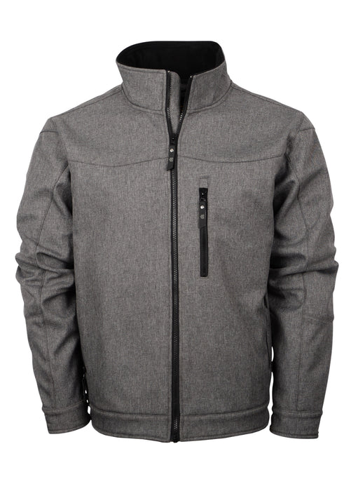 STS Ranchwear Youth Unisex Slack Heather Gray 100% Polyester Softshell Jacket