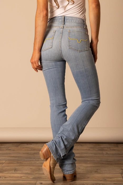 Kimes Ranch Womens Sarah Light Wash Cotton Blend Jeans