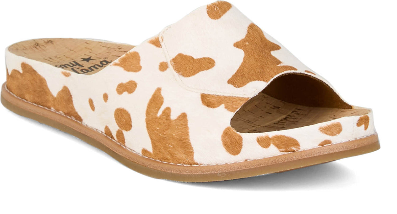 Tony Lama Womens Mareas Tan Multi-Color Cowhide Sandals Shoes