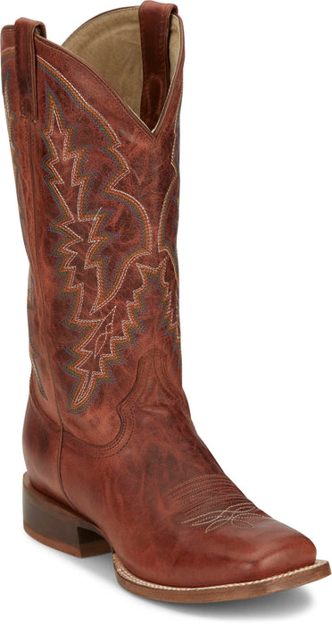 Tony Lama Mens Camarillo 13in Western Cognac Leather Cowboy Boots