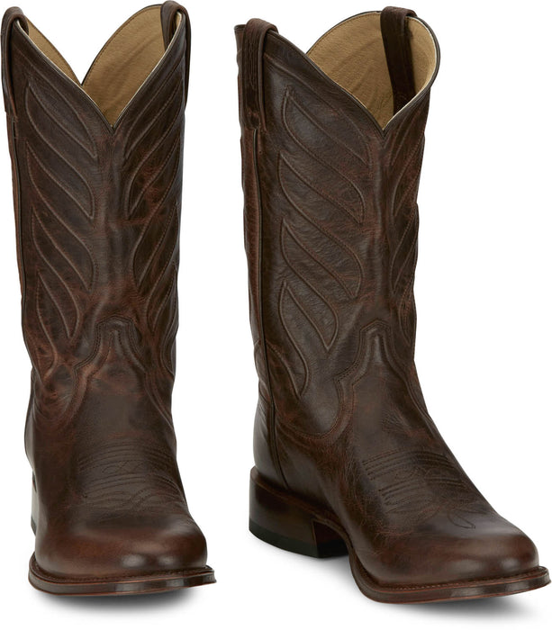 Tony Lama Mens Lenado 12in Western Tawny Leather Cowboy Boots