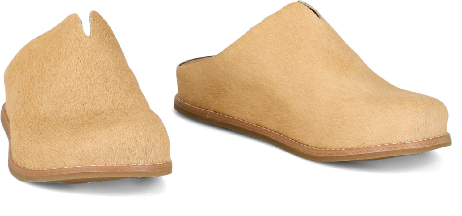 Tony Lama Womens Atrani Tan Hair-On Cowhide Clogs Shoes