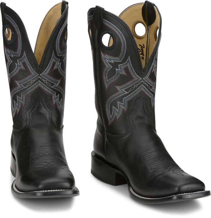 Tony Lama Mens Lars 11in Western Dusk Leather Cowboy Boots