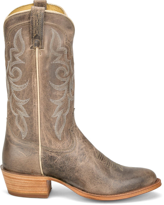 Tony Lama Mens Marco 12in Western Grey Goat Leather Cowboy Boots