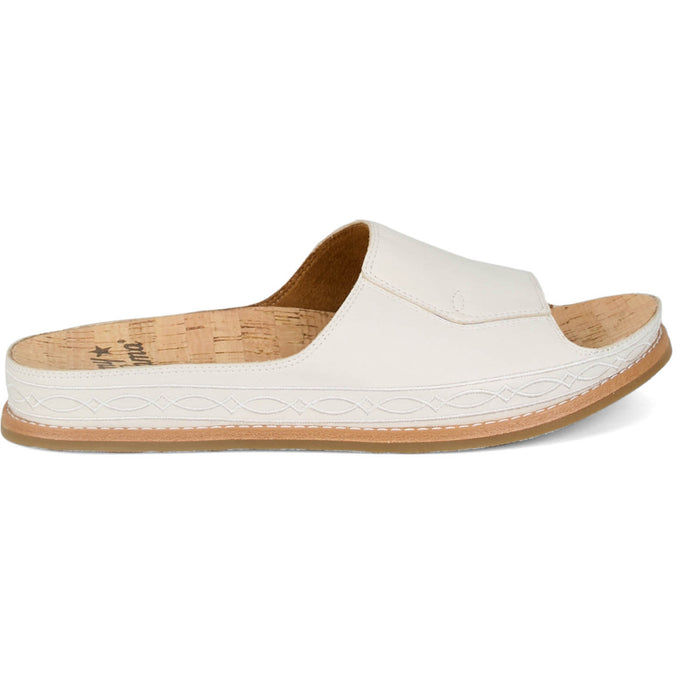 Tony Lama Womens Mareas Stone Cowhide Sandals Shoes