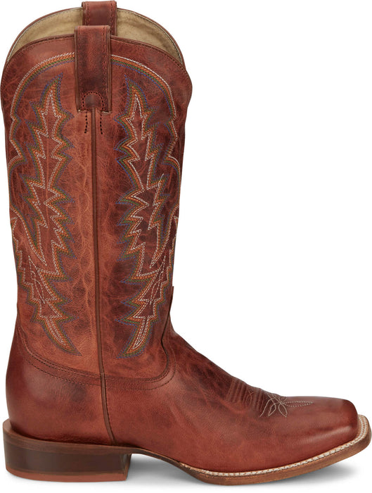 Tony Lama Mens Camarillo 13in Western Cognac Leather Cowboy Boots