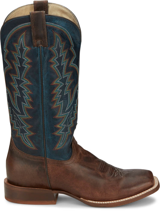 Tony Lama Mens Camarillo 13in Western Walnut Leather Cowboy Boots
