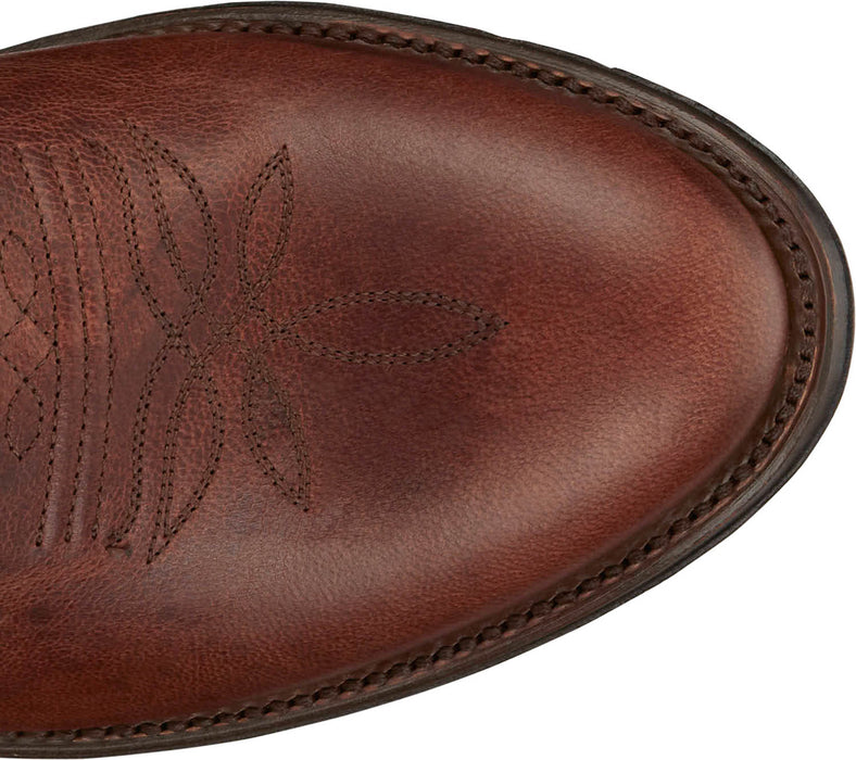 Tony Lama Mens Lenado 12in Western Cognac Leather Cowboy Boots