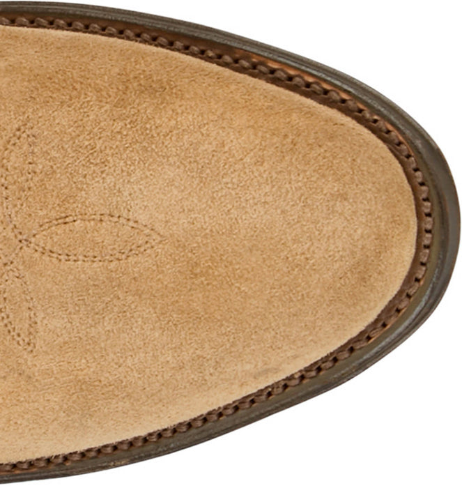 Tony Lama Mens Plano 12in Western Honey Suede Cowboy Boots