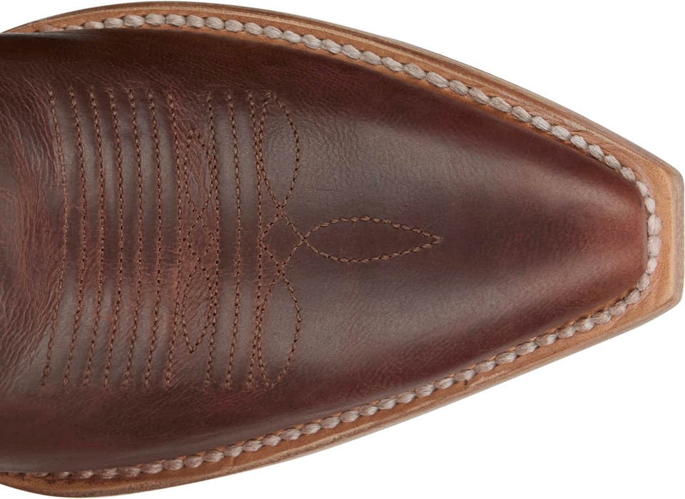 Tony Lama Womens Areli 9in Bootie Cognac Leather Cowboy Boots