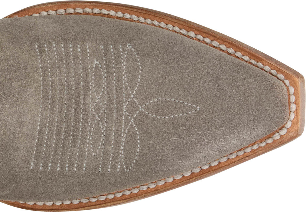 Tony Lama Womens Lea 9in Ash Suede Cowboy Boots