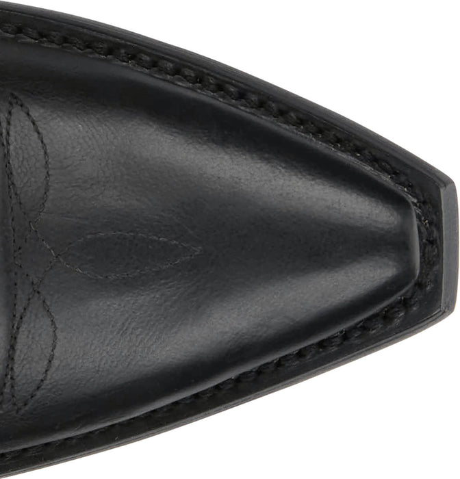 Tony Lama Womens Jess 15in Western Black Leather Cowboy Boots