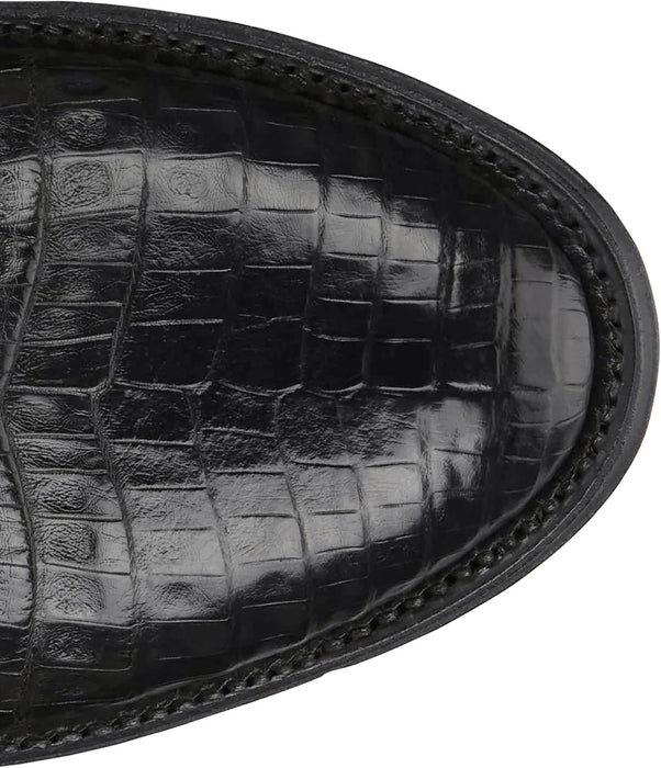 Tony Lama Mens Tremaine 12in Western Ebony Caiman Cowboy Boots