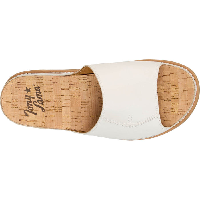 Tony Lama Womens Mareas Stone Cowhide Sandals Shoes