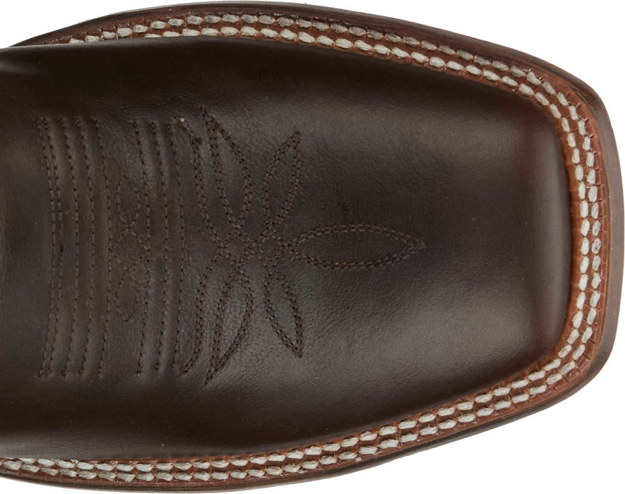 Tony Lama Mens Wray 11in Western Tobacco Leather Cowboy Boots