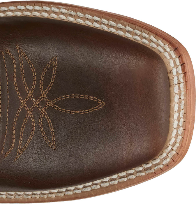 Tony Lama Womens Darcia Rust/Blue Leather Cowboy Boots