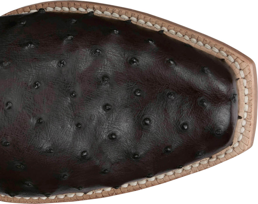 Tony Lama Mens Rylen II 13in Kango/White Full Quill Ostrich Cowboy Boots