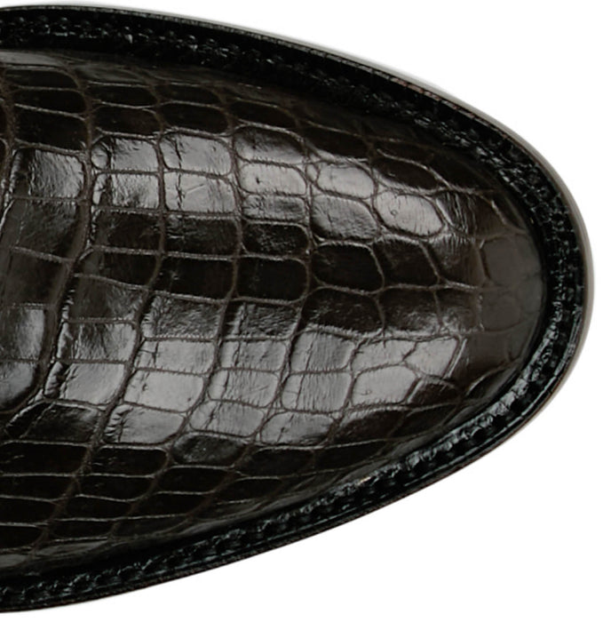 Tony Lama Mens Cas Chocolate Nile Crocodile Cowboy Boots