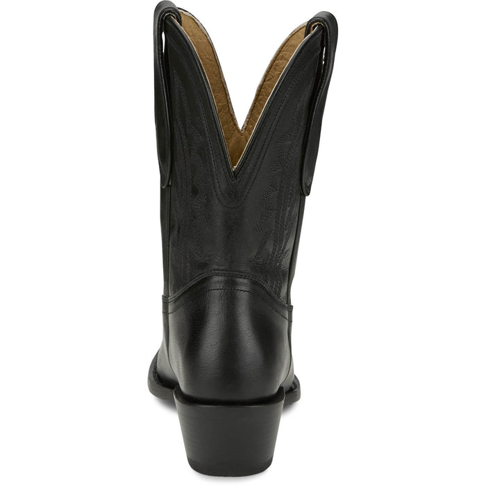 Tony Lama Womens Areli 9in Bootie Midnight Leather Cowboy Boots