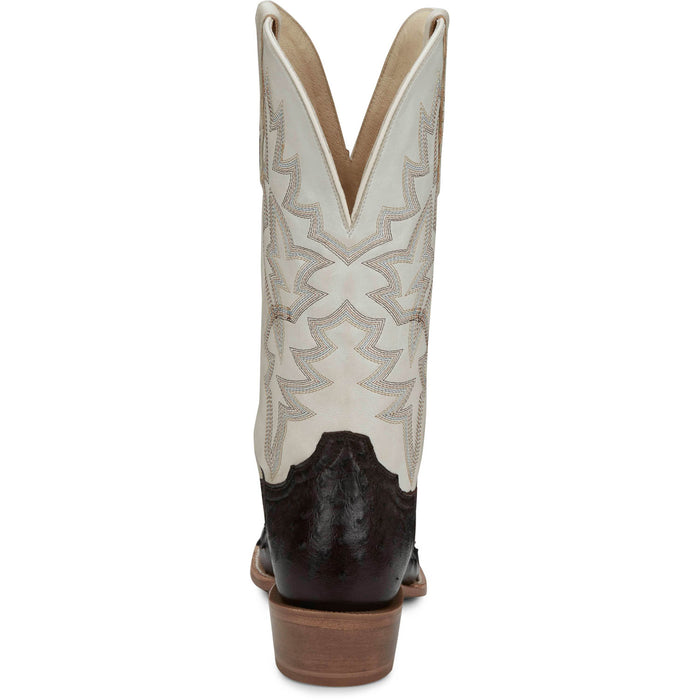 Tony Lama Mens Rylen II 13in Kango/White Full Quill Ostrich Cowboy Boots