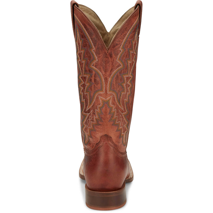 Tony Lama Mens Camarillo 13in Western Cognac Leather Cowboy Boots