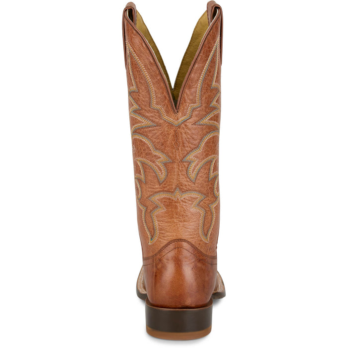 Tony Lama Womens Helena 13in Western Cognac Goat Leather Cowboy Boots