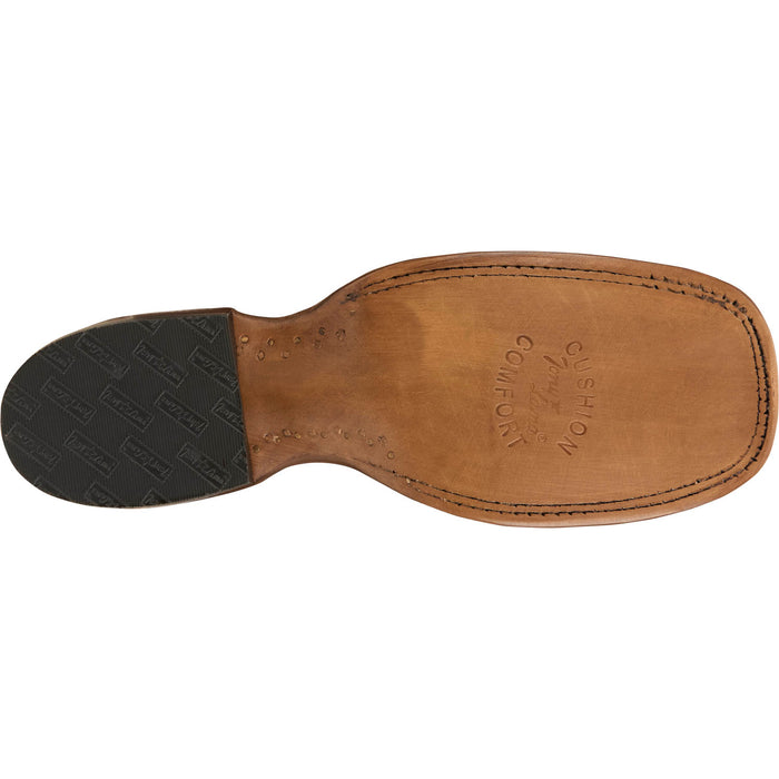 Tony Lama Mens Vale 11in Umber Full Quill Ostrich Cowboy Boots