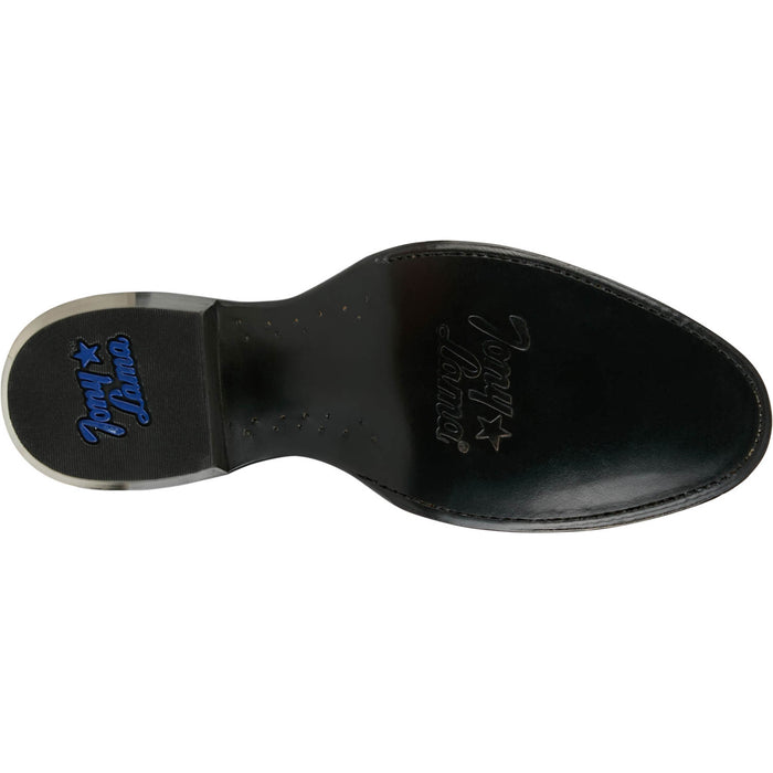 Tony Lama Mens Plano 12in Western Black Suede Cowboy Boots