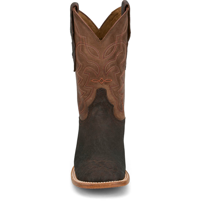 Tony Lama Mens Maldor 11in Western Barnwood Leather Cowboy Boots