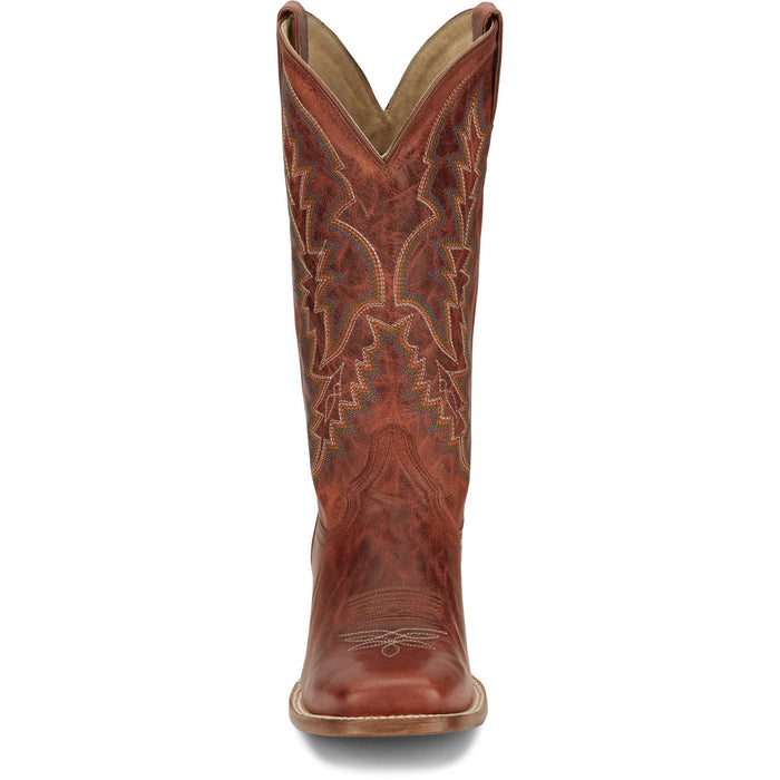 Tony Lama Mens Camarillo 13in Western Cognac Leather Cowboy Boots