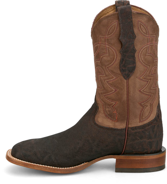 Tony Lama Mens Maldor 11in Western Barnwood Leather Cowboy Boots