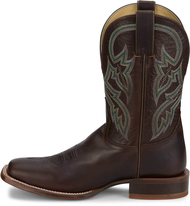 Tony Lama Mens Wray 11in Western Tobacco Leather Cowboy Boots