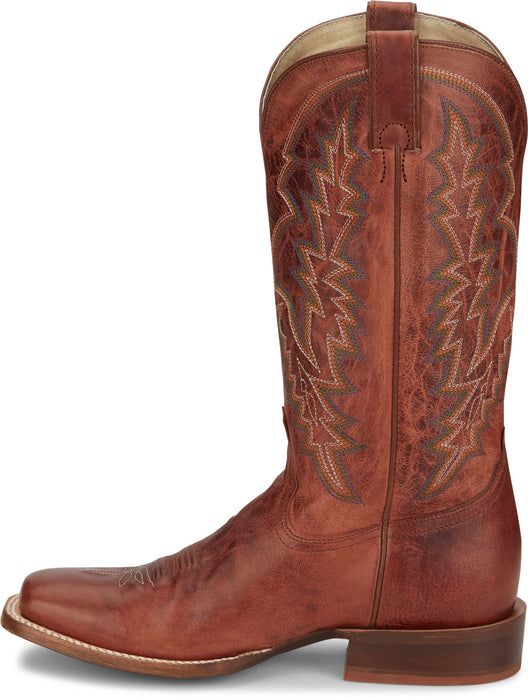 Tony Lama Mens Camarillo 13in Western Cognac Leather Cowboy Boots
