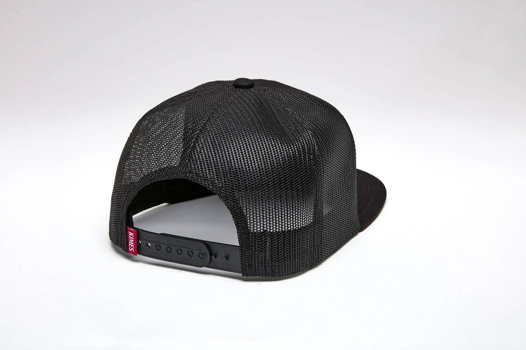 Kimes Ranch Unisex Texola Black Cotton Twill Trucker Cap