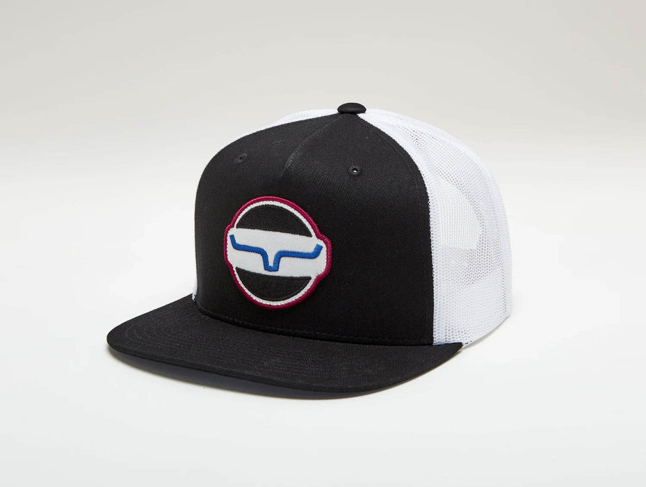 Kimes Ranch Unisex Union Made Black Cotton Twill Trucker Cap
