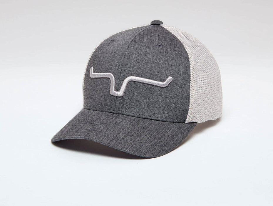 Kimes Ranch Unisex Upgrade Weekly 110 Charcoal Bamboo/Poly Baseball Cap Hat