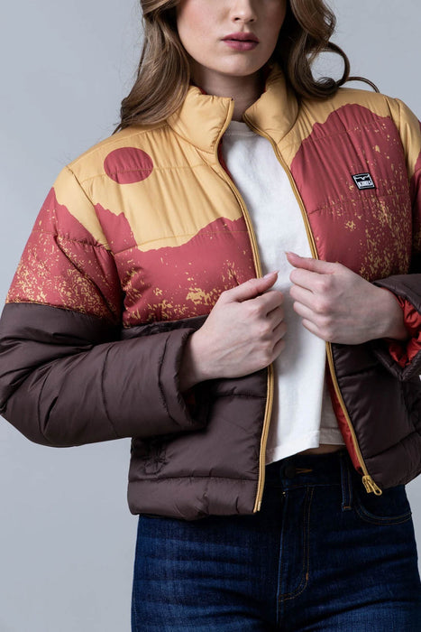 Kimes Ranch Womens Valencia Puffy Gold 100% Polyester Insulated Jacket