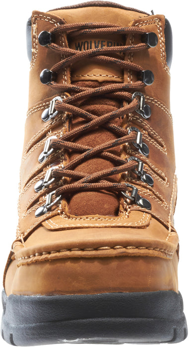 Wolverine Mens Brown Leather Potomac English ST 6in Work Boots