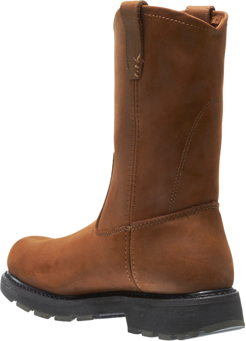 Wolverine Mens Brown Leather 10in Wellington ST SR Work Boots