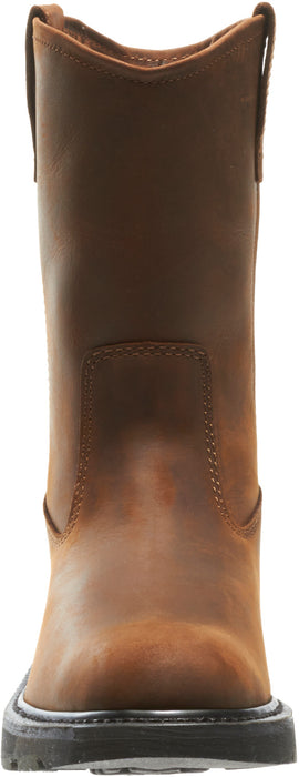 Wolverine Mens Dark Brown Leather 10in Wellington SR Work Boots