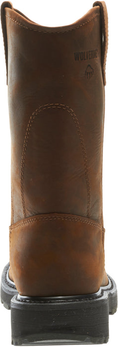 Wolverine Mens Dark Brown Leather 10in Wellington SR Work Boots