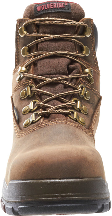 Wolverine Mens Dark Coffee Leather Cabor EPX WP CT Work Boots