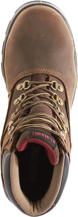 Wolverine Mens Dark Coffee Leather Cabor EPX WP CT Work Boots