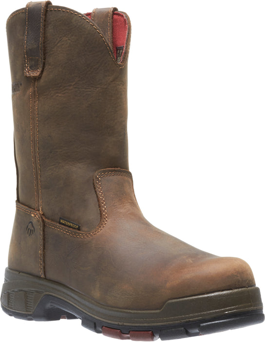 Wolverine Mens Dark Coffee Leather Cabor EPX CT Wellington Work Boots
