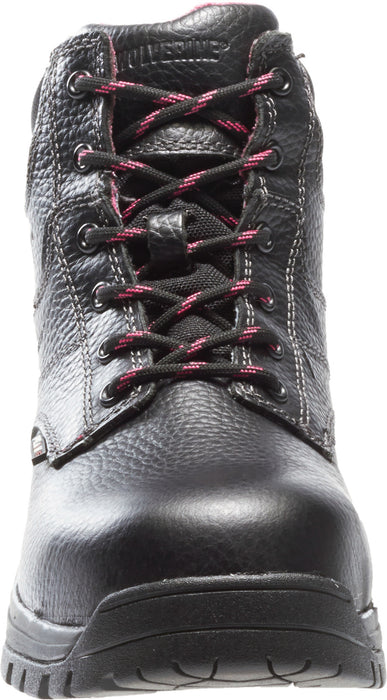 Wolverine Womens Black Leather Piper WP CT EH Work Boots