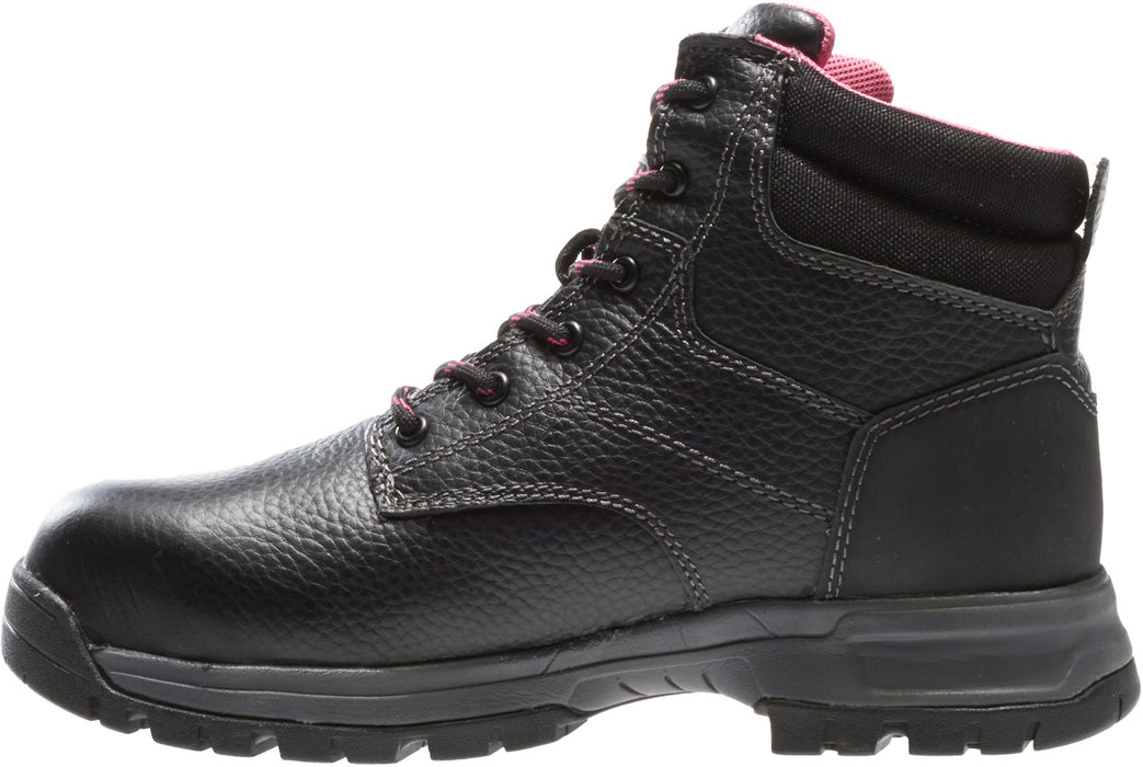 Wolverine Womens Black Leather Piper WP CT EH Work Boots